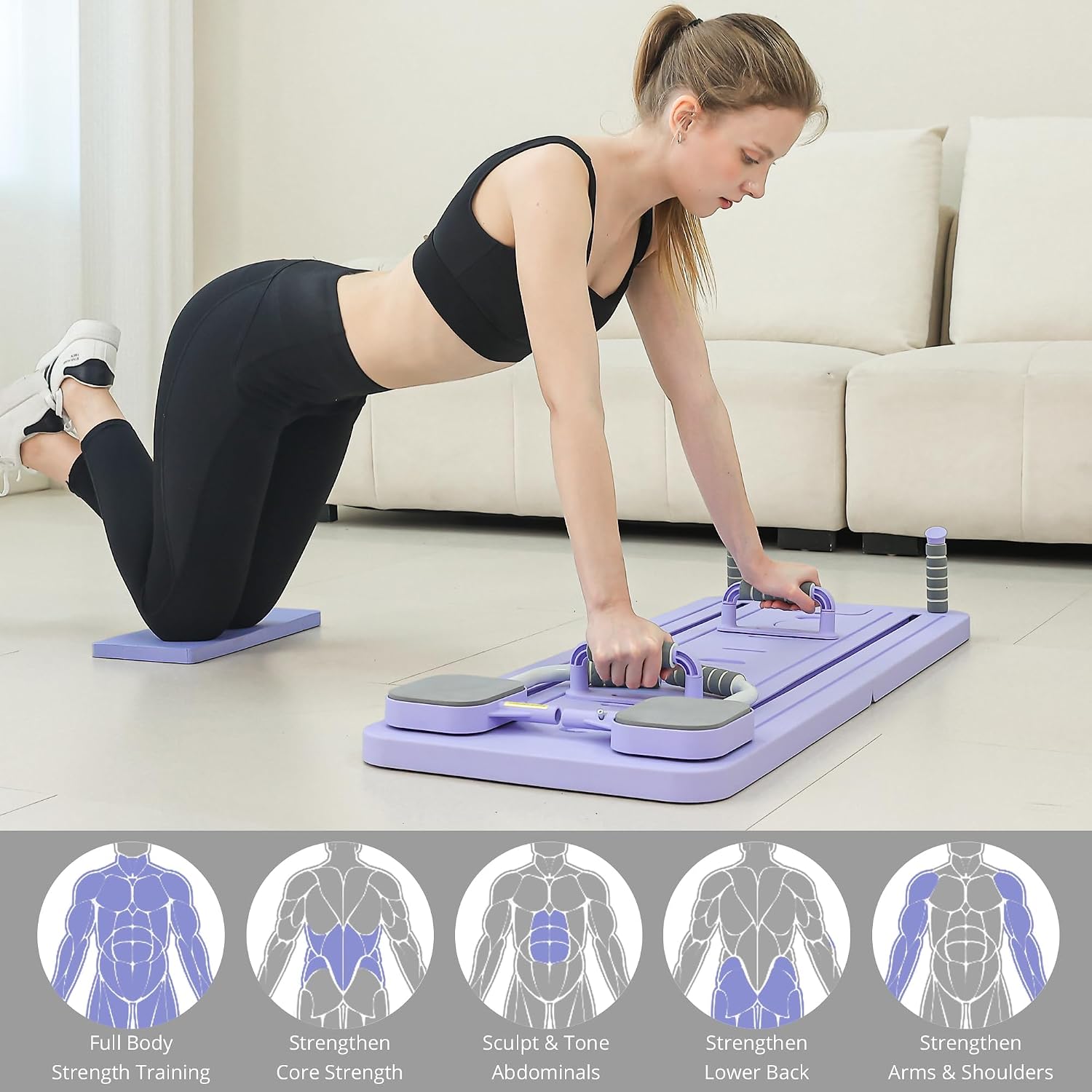 JANUA 5-in-1 Foldable Pilates Reformer