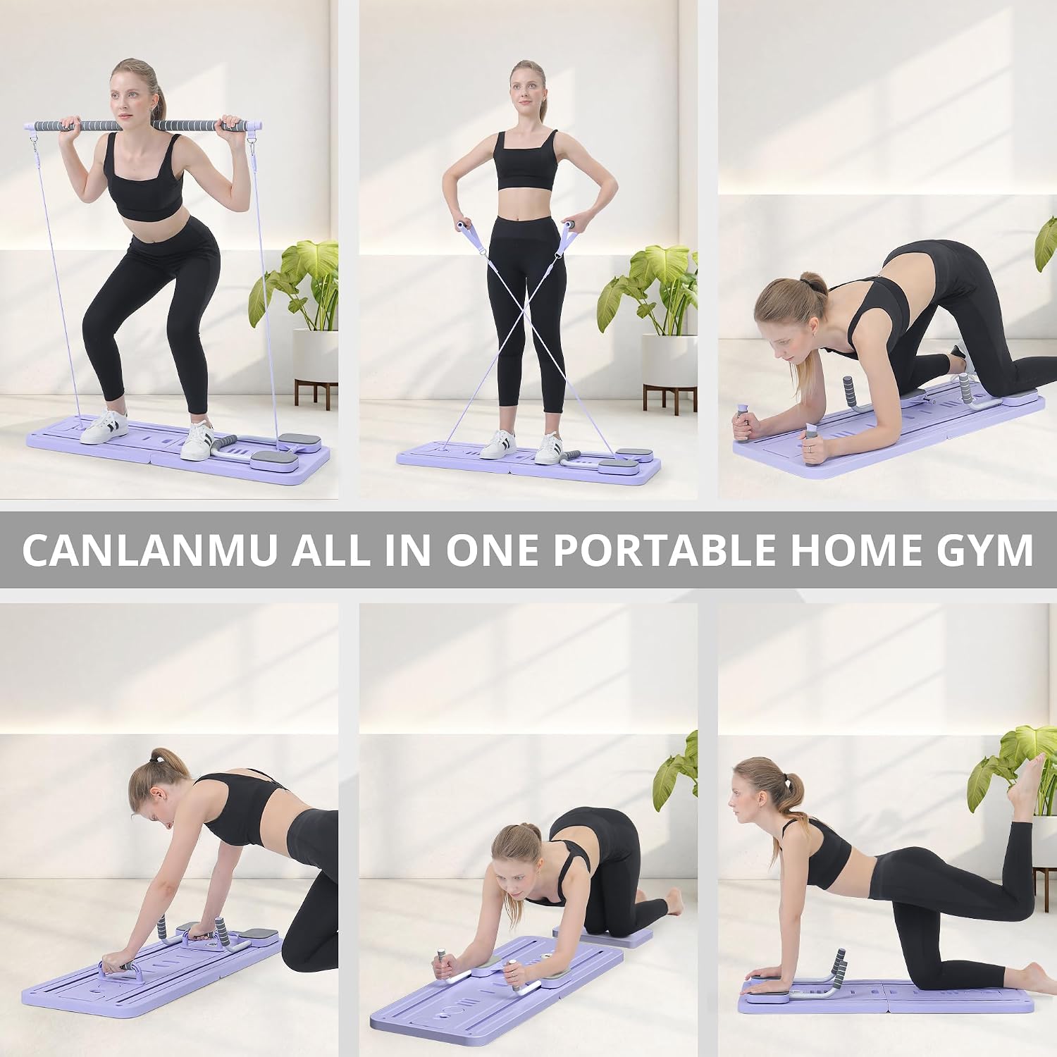 JANUA 5-in-1 Foldable Pilates Reformer